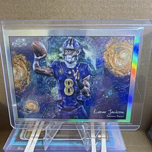 2025 Topps Cosmic Chrome Stars in the Night Lamar Jackson STN-11 Ravens